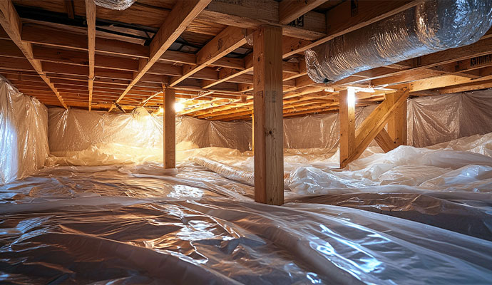 Encapsulated crawl space