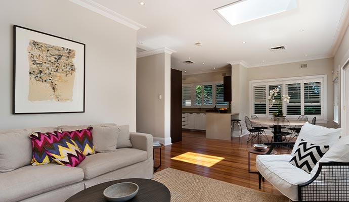 Fresh and bright room