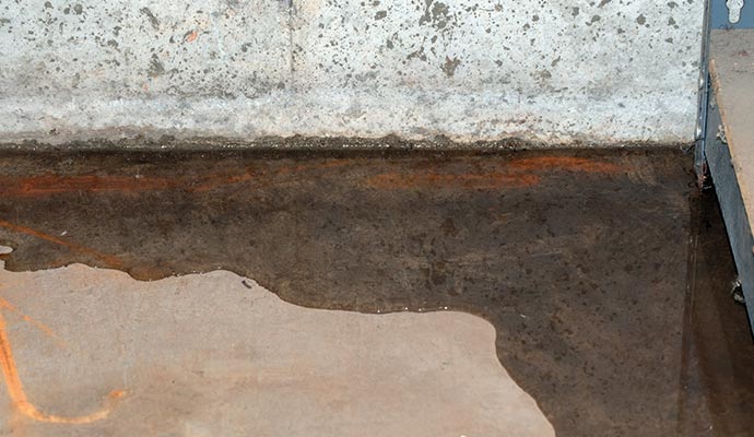 Leakage in basement