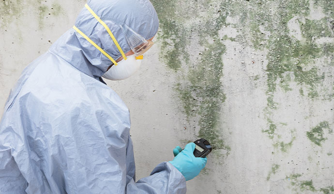 Professional mold testing service